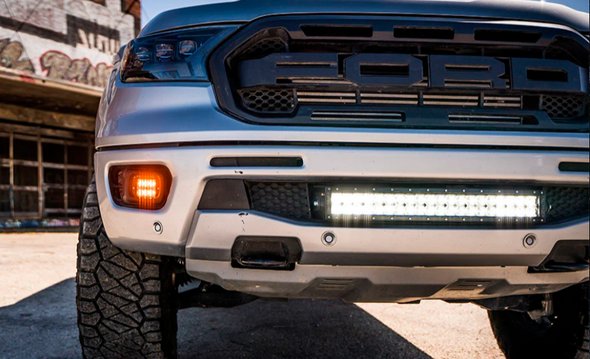Ford Ranger 22" Bumper Hidden LED Light Bar Brackets Kit (2019-2022)