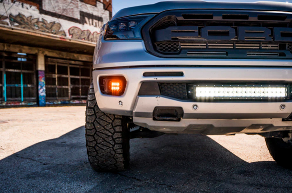 Ford Ranger LED Fog Light Pod Replacements Brackets Kit (2019-2022)